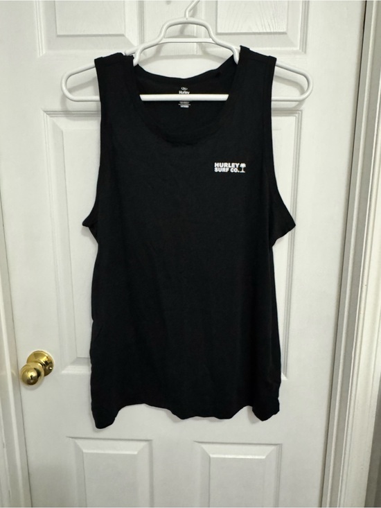 Hurley Other - Hurley Black Sleeveless Muscle Tank with Small Chest Logo